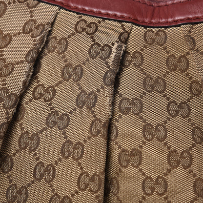 Gucci Monogram Medium Sukey Hobo Brown 12 of 17