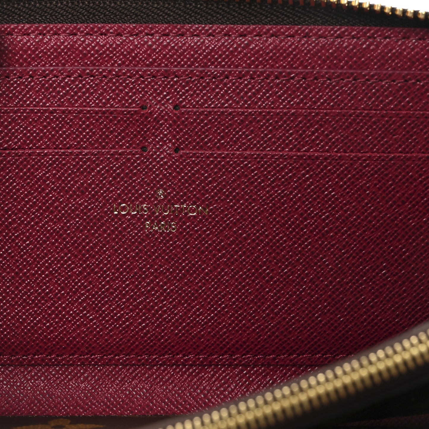 Monogram Clemence Wallet Fuchsia