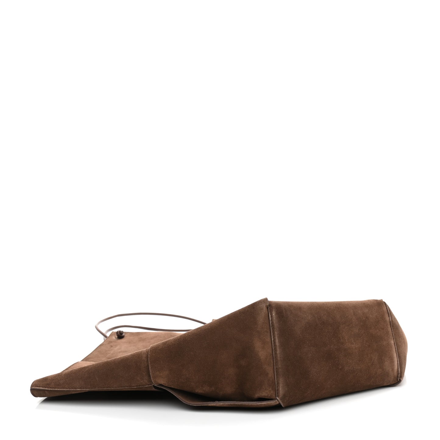 Suede Maxi Intrecciato Tote Brownie