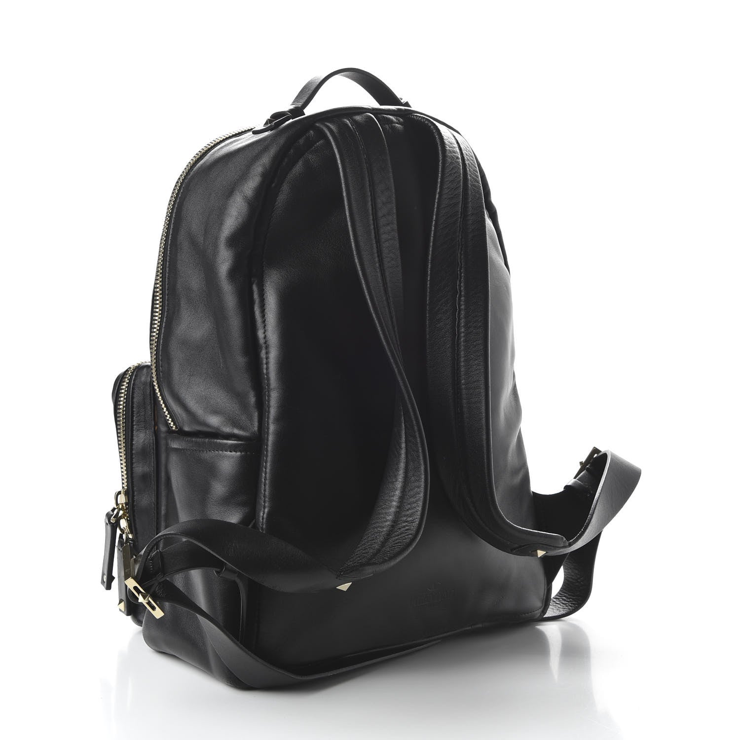 Valentino Garavani Calfskin Rockstud Backpack Black 2 of 10