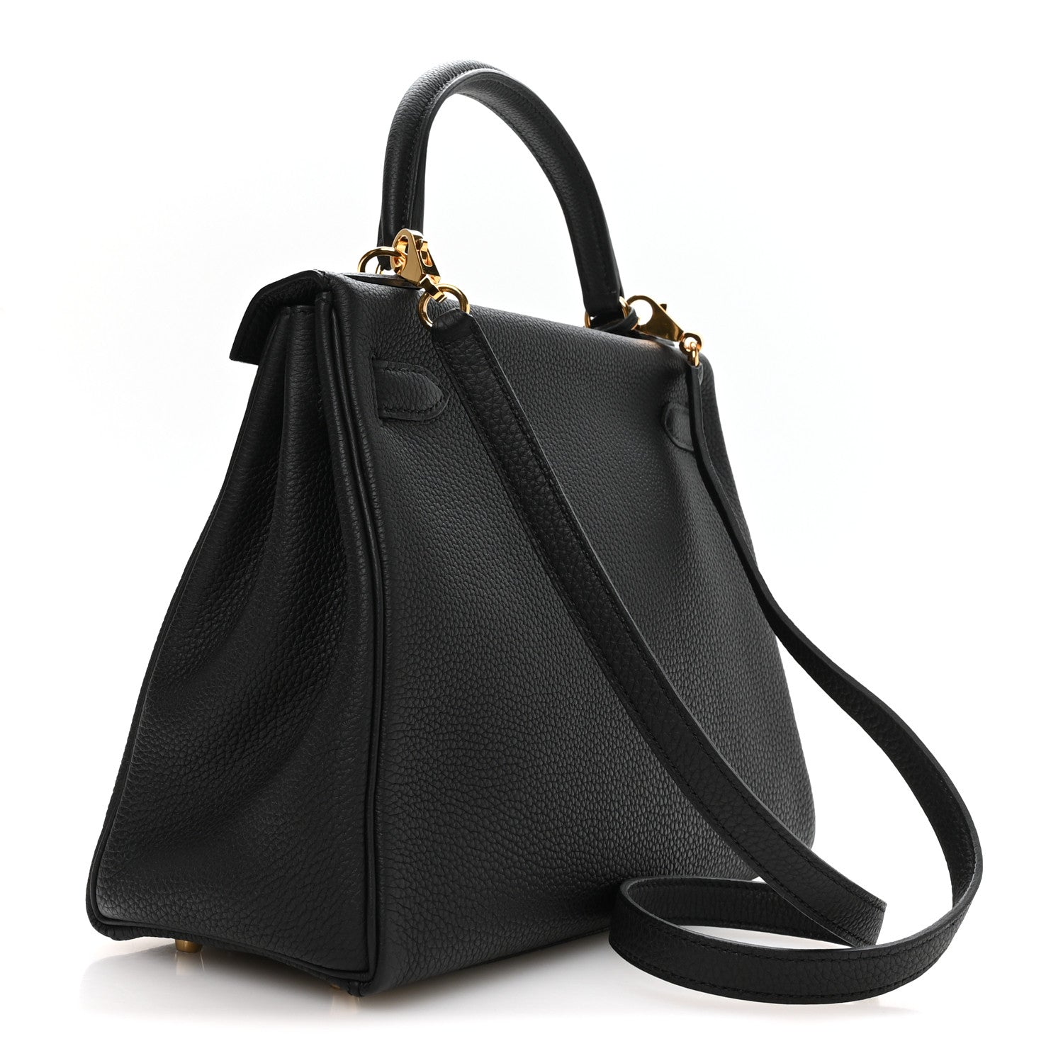 Hermes Togo Kelly Retourne 28 Black 3 of 11