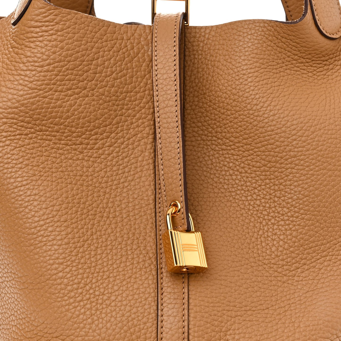 Taurillon Clemence Picotin Lock 22 MM Biscuit