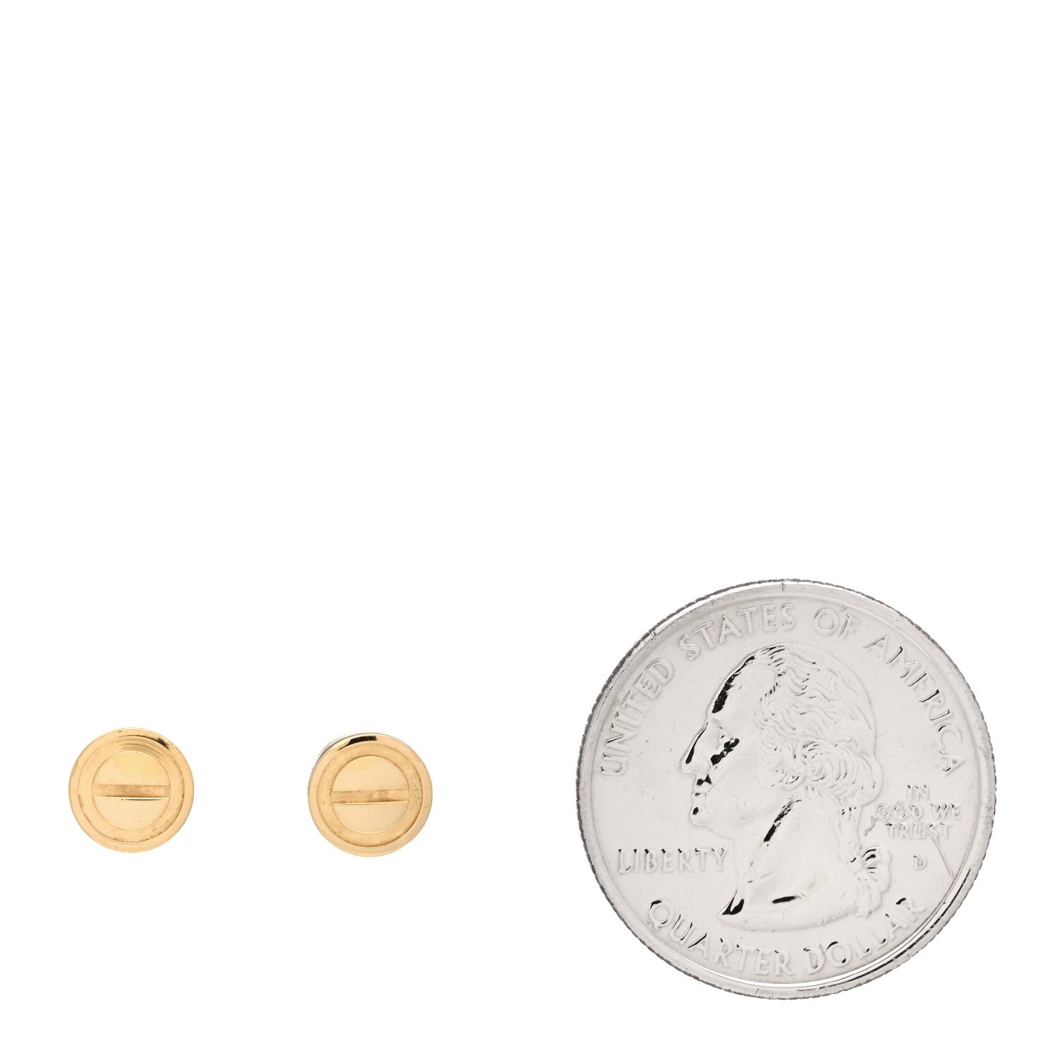 Cartier 18K Yellow Gold LOVE Earrings 2 of 5