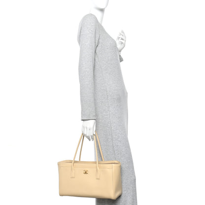 Chanel Calfskin Archetype Small Shopping Tote Beige 2 of 10