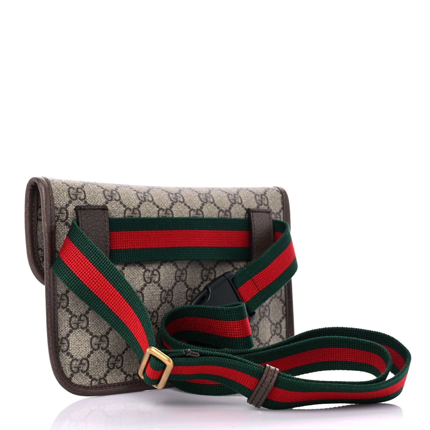 Gucci GG Supreme Monogram Neo Vintage Web Belt Bag Brown 3 of 11