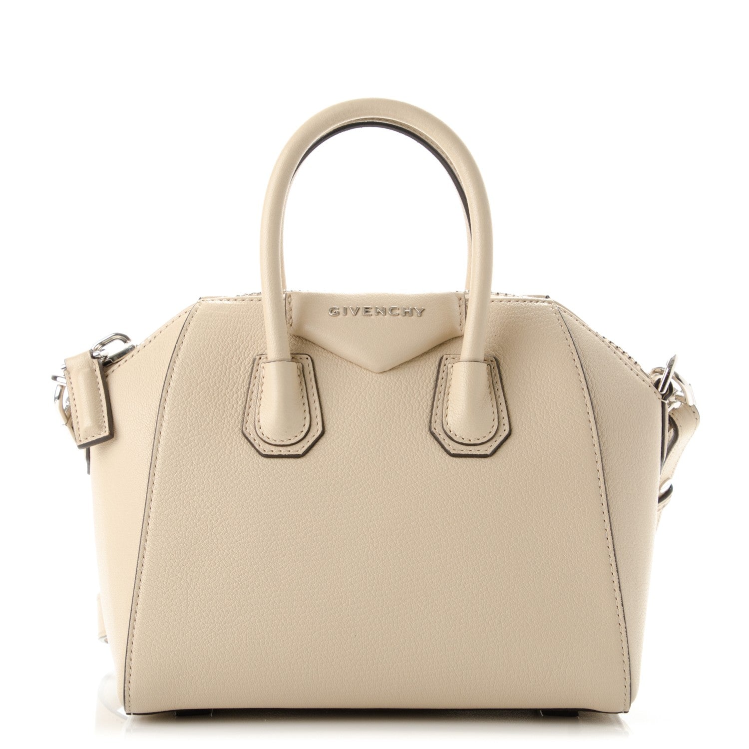 Givenchy Sugar Goatskin Mini Antigona Beige Buff 1 of 7