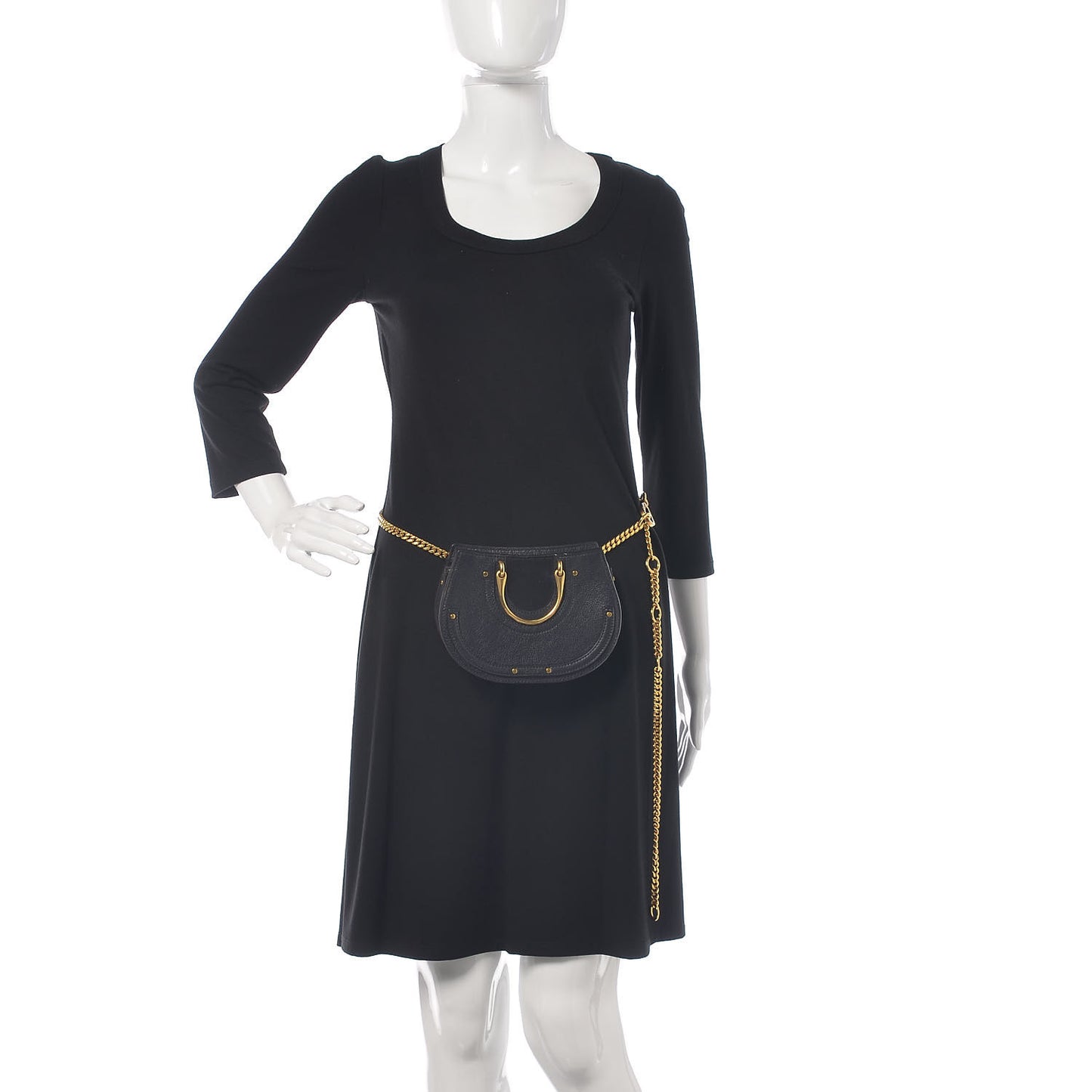 Calfskin Suede Mini Pixie Signature Belt Bag Full Blue