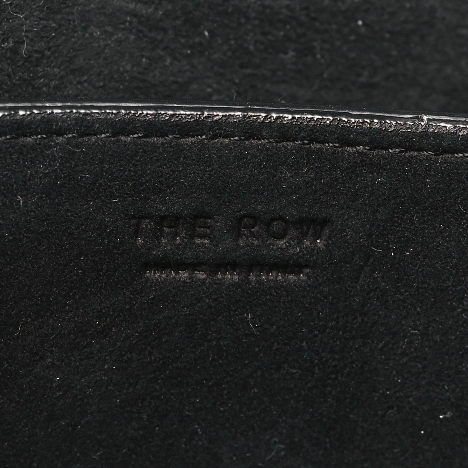 The Row Matte Grained Calfskin Mini Nu Twin Bag Black 6 of 9