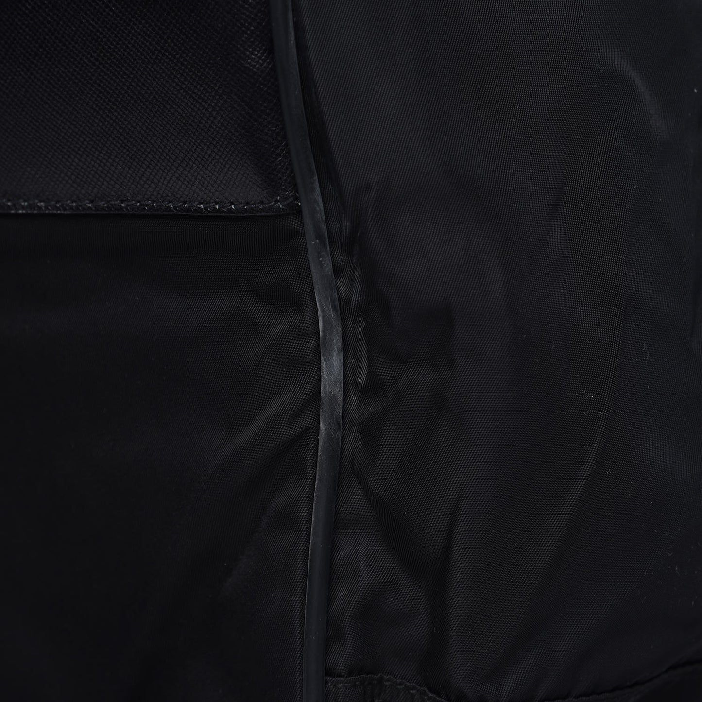 Tessuto Nylon Saffiano Weekender Black