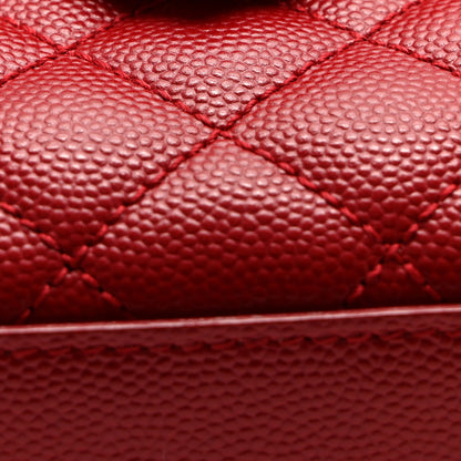 Saint Laurent Grain De Poudre Textured Mixed Matelasse Triquilt Medium Monogram Satchel New Red 10 of 10