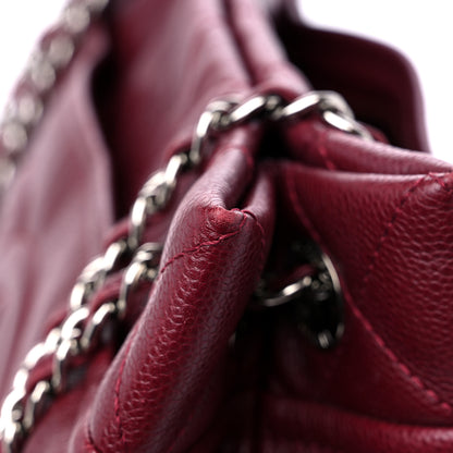 Chanel Caviar Quilted Large Timeless CC Soft Tote Dark Red 12 of 13