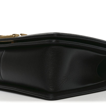 Chanel Caviar Quilted Medium Boy Flap Black 10 of 11