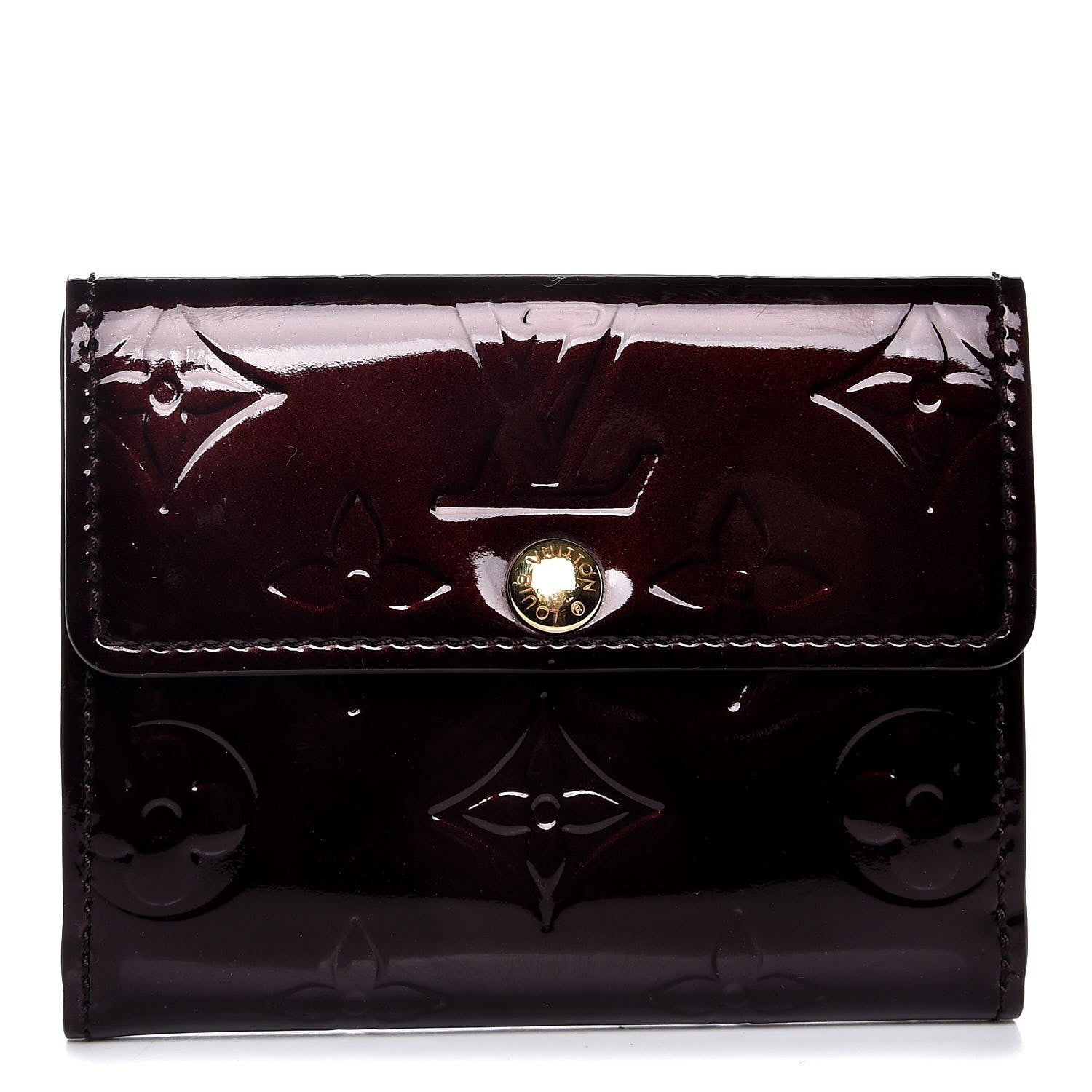 Louis Vuitton Vernis Ludlow Wallet Amarante 1 of 8