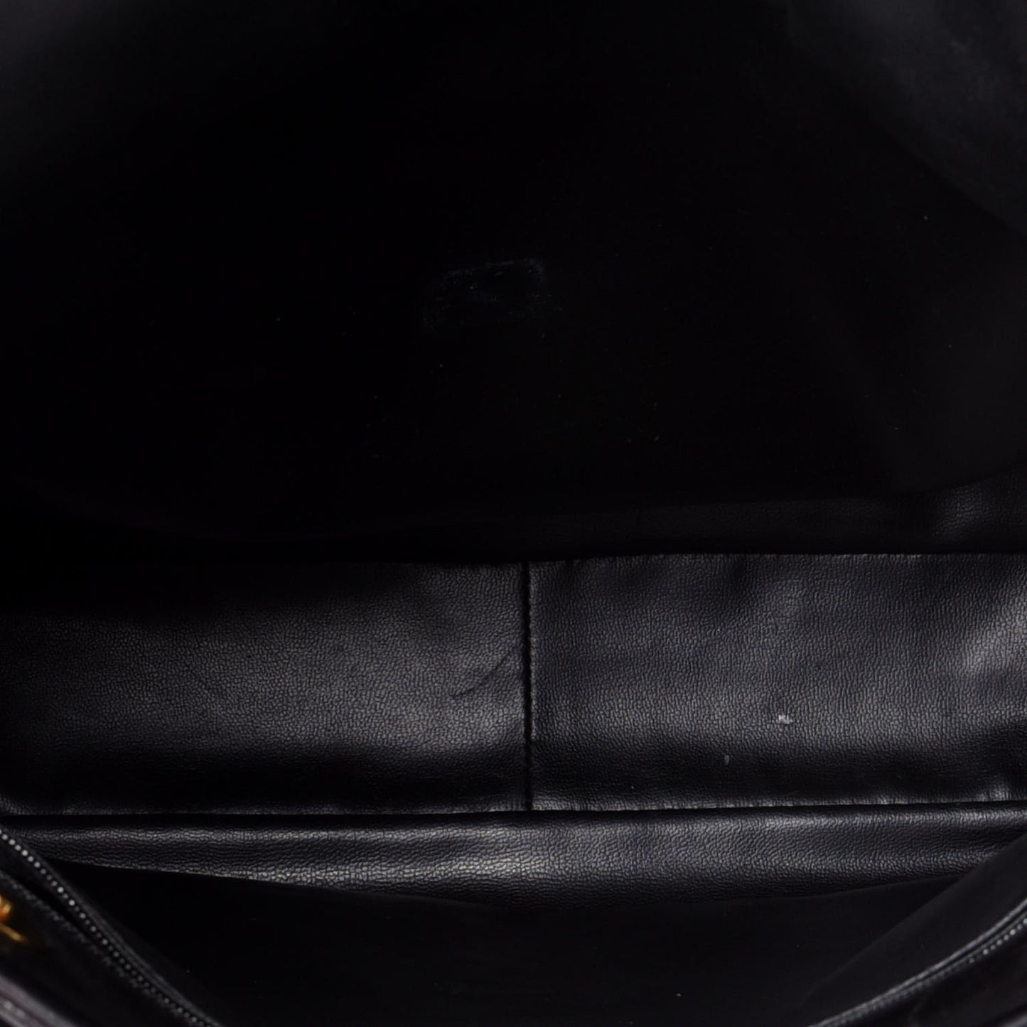 Lambskin Flap Shoulder Bag Black