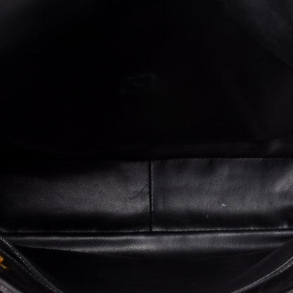 Chanel Lambskin Flap Shoulder Bag Black 5 of 10
