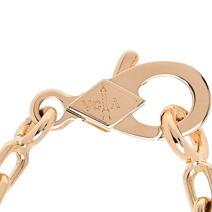 Van Cleef & Arpels 18K Yellow Gold Mother of Pearl 5 Motifs Vintage Alhambra Bracelet 4 of 8