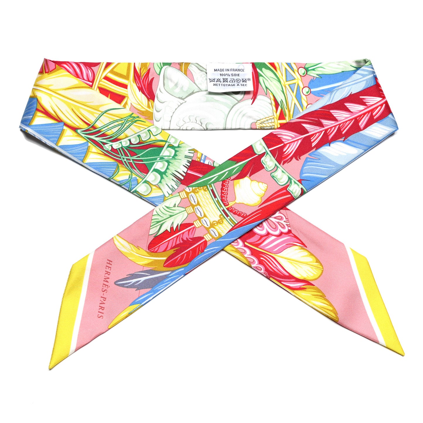 Silk La Danse Pacifique Twilly Vieux Rose Bleu Vert