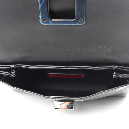 Valentino Garavani Calfskin Small VRing Crossbody Bag Black 6 of 11