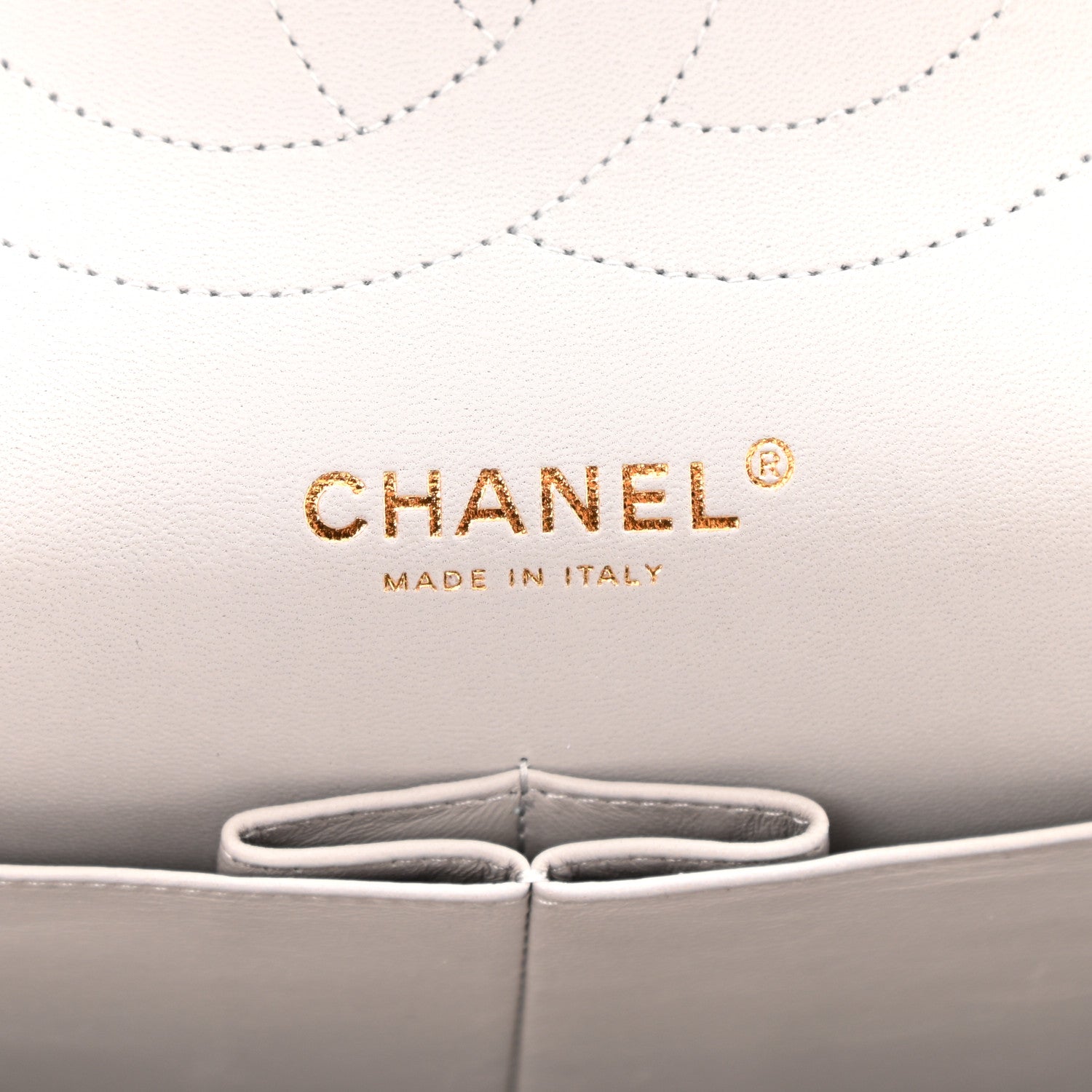 Chanel Caviar Quilted Jumbo Double Flap Grey 6 of 12