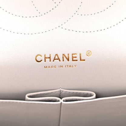 Chanel Caviar Quilted Jumbo Double Flap Grey 6 of 12