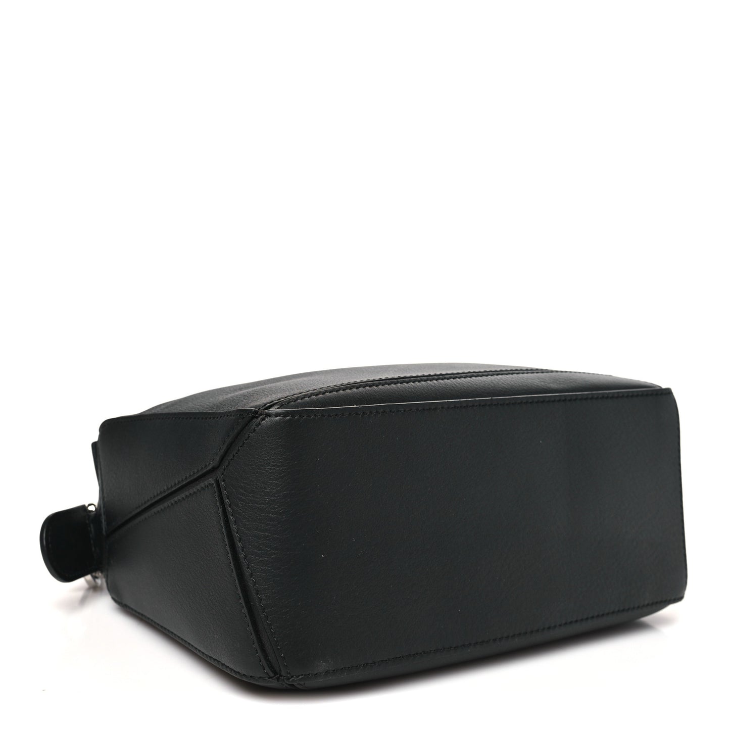Calfskin Small Puzzle Bag Black