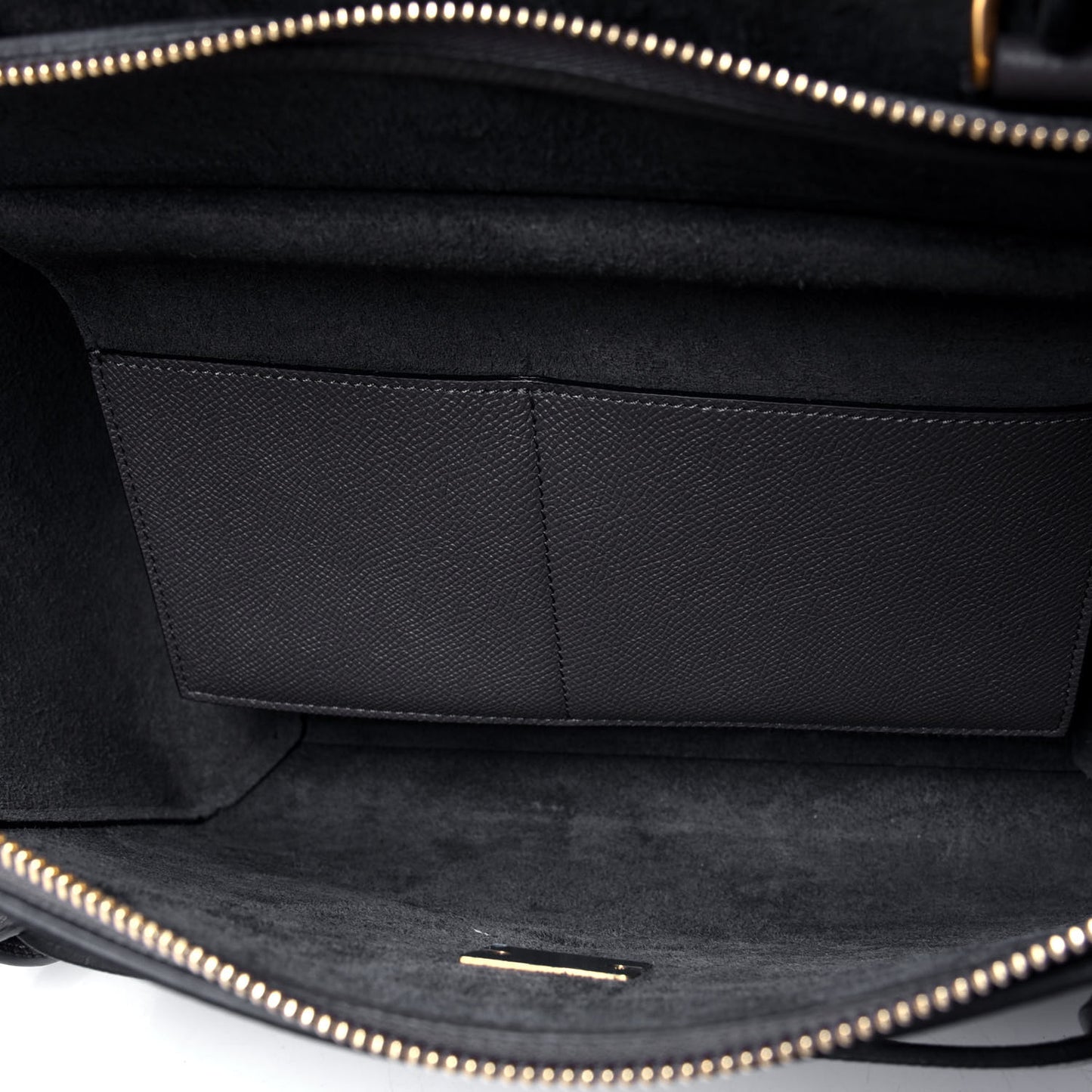 Grained Calfskin Mini Belt Bag Grey