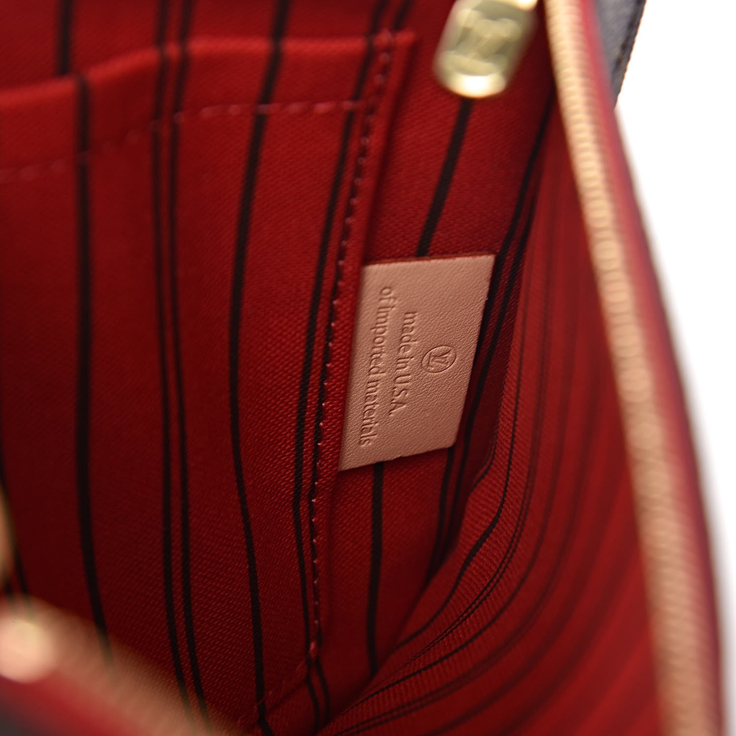 Louis Vuitton Monogram Neverfull MM GM Pochette Cherry 7 of 8