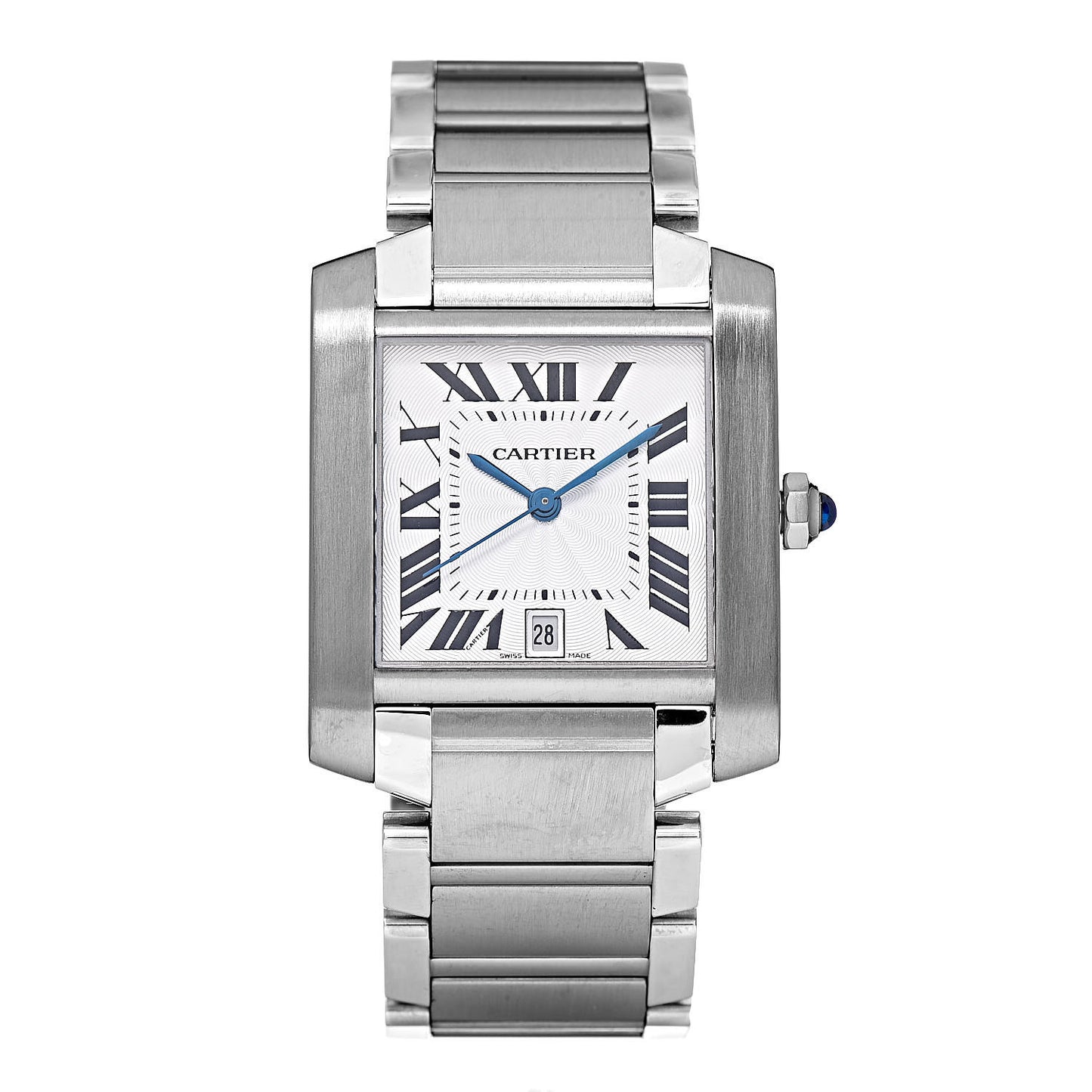 Stainless Steel 28mm Tank Francaise Automatic Watch