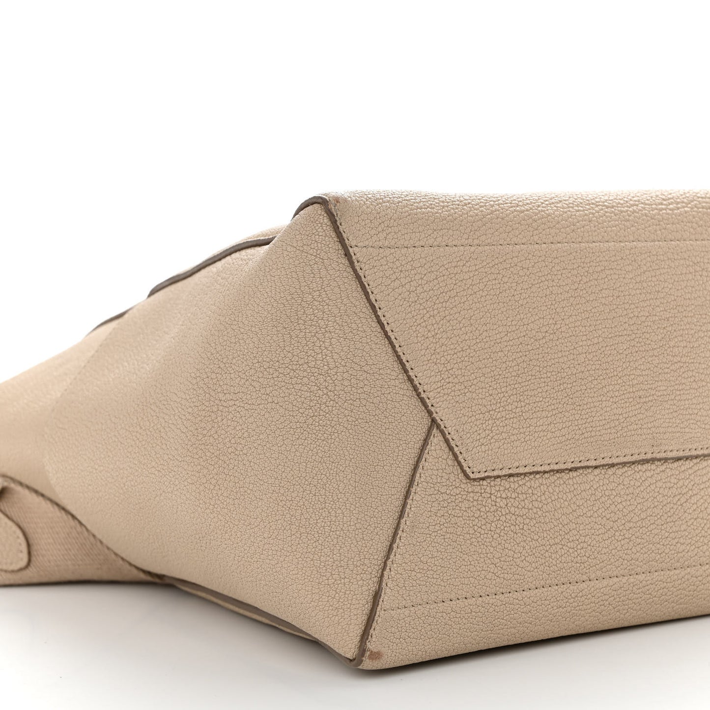 Goatskin Sangle Bucket Bag Dune