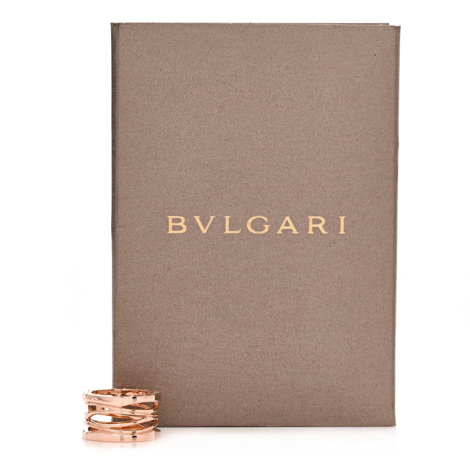 Bulgari 18K Rose Gold B.Zero1 Legend Four-Band Ring 52 6 7 of 7