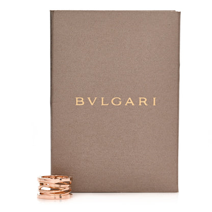 Bulgari 18K Rose Gold B.Zero1 Legend Four-Band Ring 52 6 7 of 7