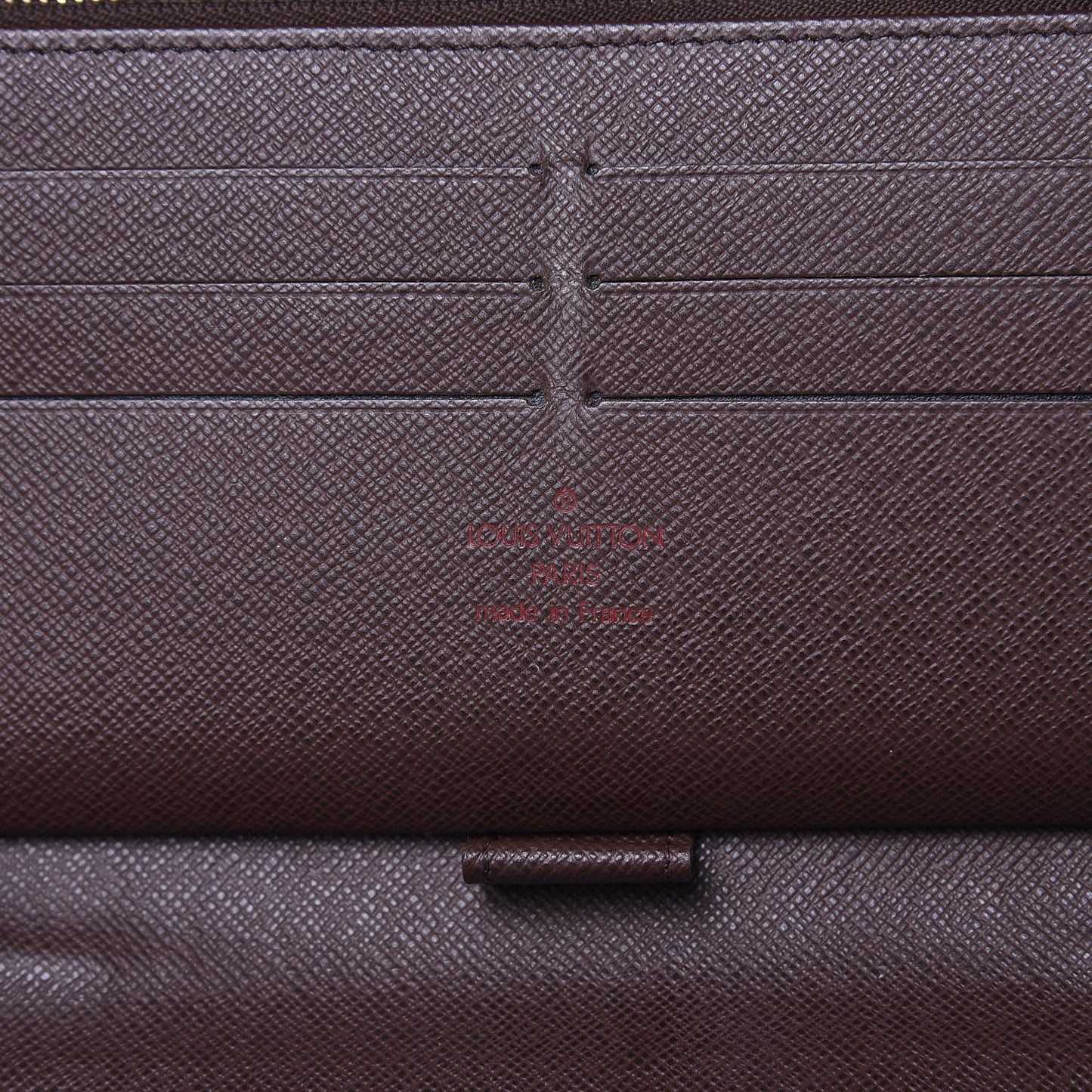 Damier Ebene Zippy Organizer Wallet