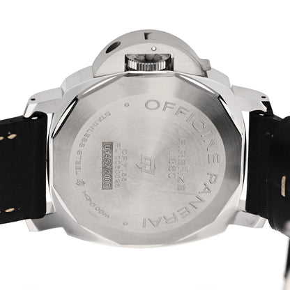 Panerai Stainless Steel Calfskin 44mm Luminor Marina Manual Winding Watch Black PAM00776 4 of 5