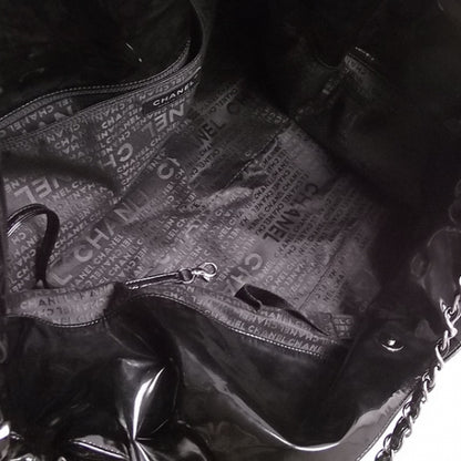 Chanel Vinyl XL Coco Cabas Black 8 of 10