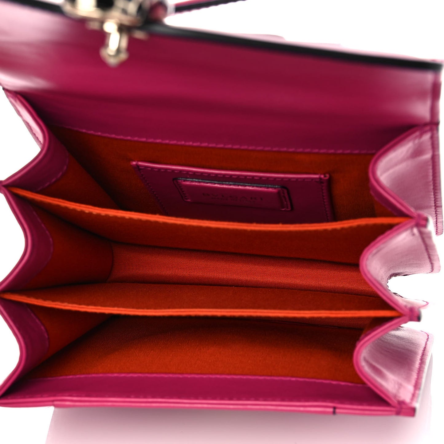 Calfskin Serpenti Forever Top Handle Pink