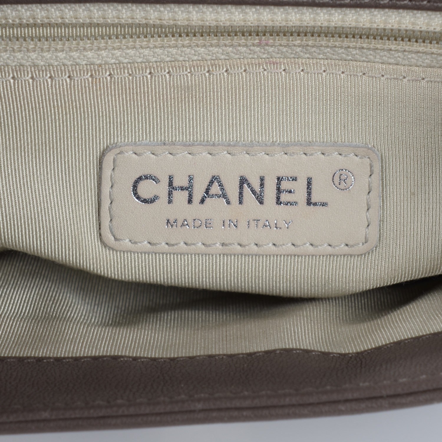 Chanel Washed Lambskin Quilted Mini Chain Around Messenger Grey 5 of 7
