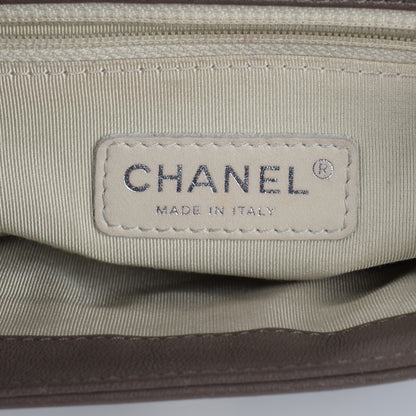 Chanel Washed Lambskin Quilted Mini Chain Around Messenger Grey 5 of 7