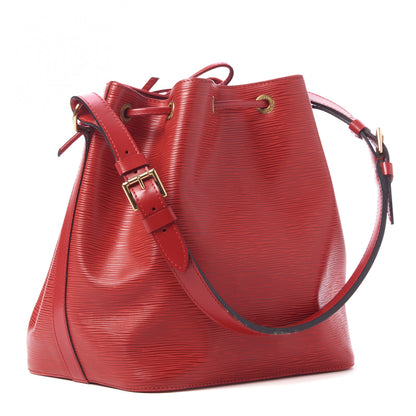 Louis Vuitton Epi Petit Noe Castillan Red 3 of 9