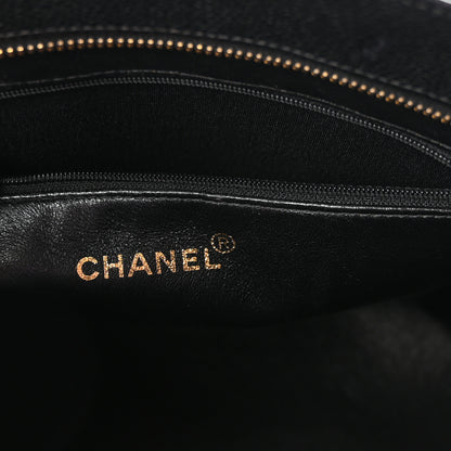 Chanel Caviar Quilted Medallion Tote Black 6 of 10