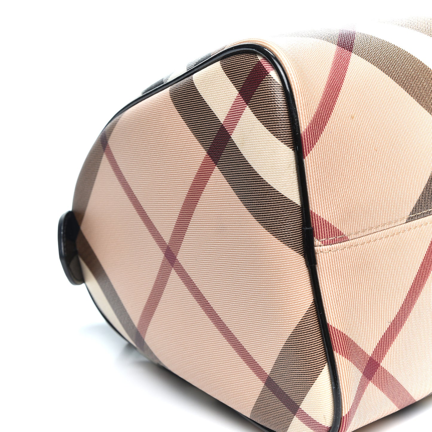 Supernova Check Small Chester Bowling Bag Black