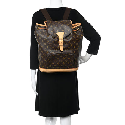Louis Vuitton Monogram Montsouris GM Backpack 2 of 16