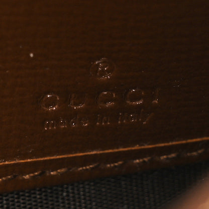 Gucci GG Supreme Monogram Azalea Calfskin Web Jackie 1961 Chain Wallet Beige Ebony Brown Sugar 6 of 11