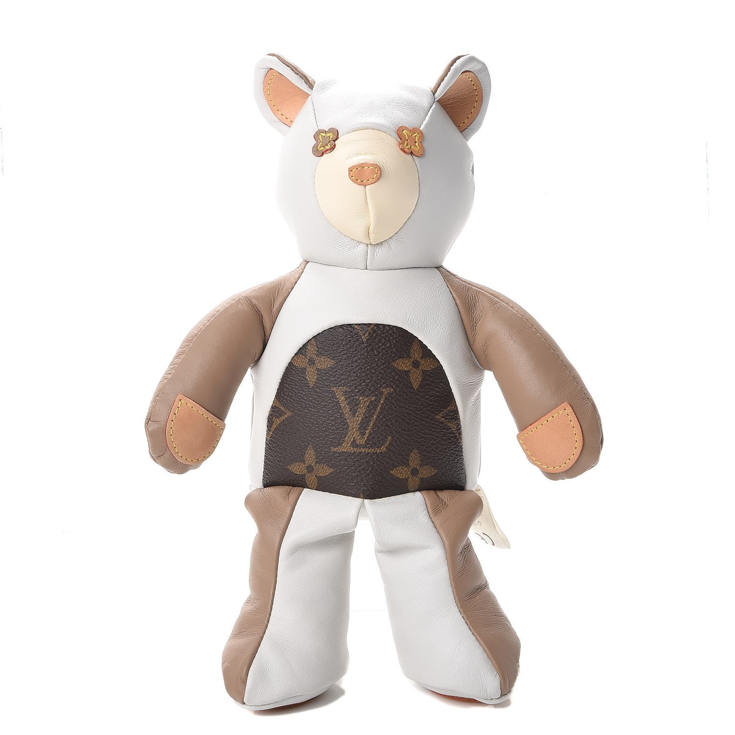 Louis Vuitton Calfskin Monogram Doudou Louis Bear Beige 1 of 15