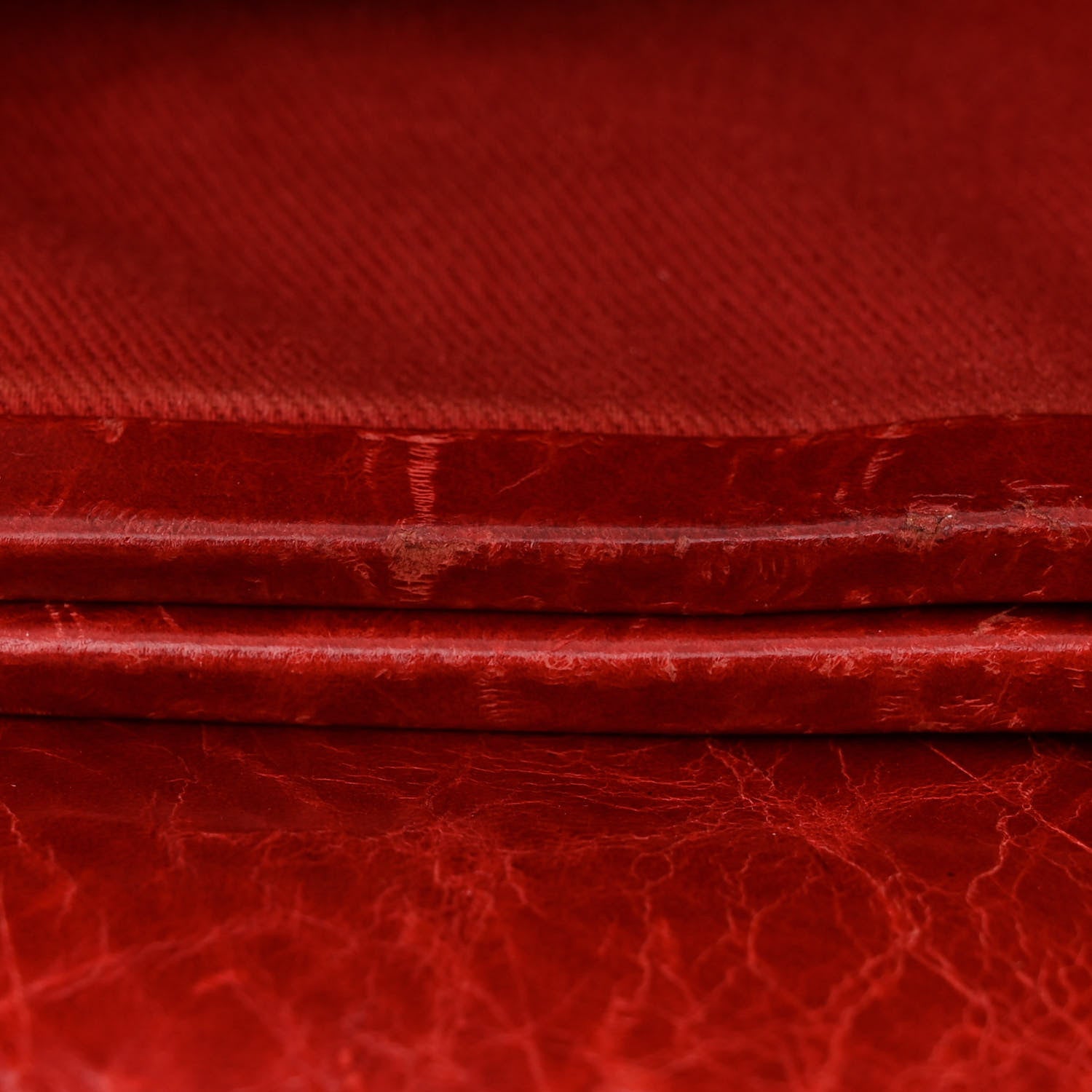 Chanel Glazed Calfskin Quilted Large Just Mademoiselle Bowling Bag Red 14 of 15