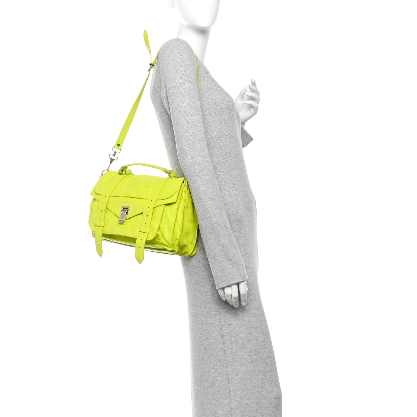 Lambskin Medium PS1 Satchel Sulfur