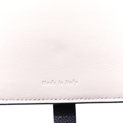 Celine Grained Calfskin Large Multifunction Strap Wallet Black Chalk 8 of 11