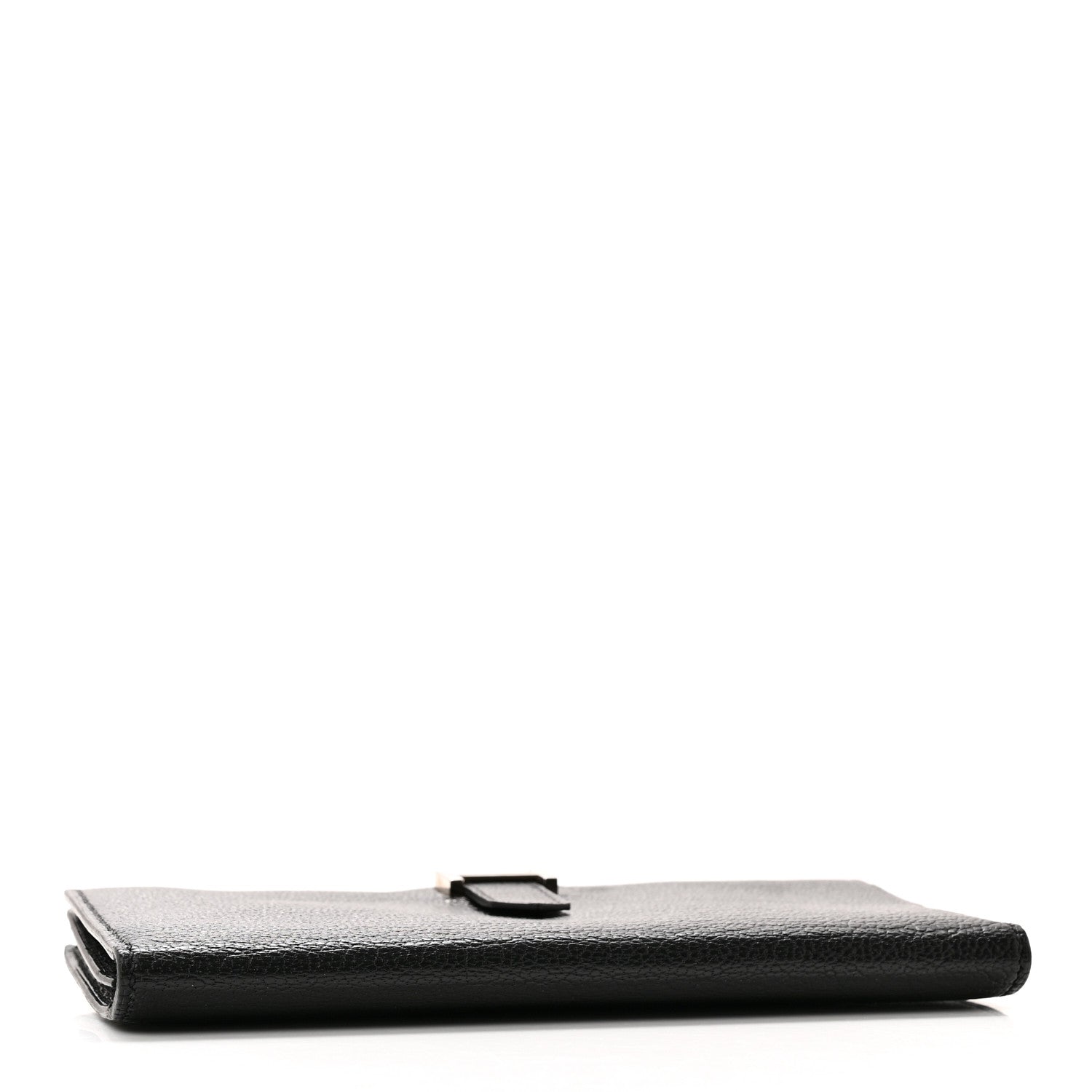 Hermes Chevre Mysore Bearn Gusset Wallet Black 4 of 11