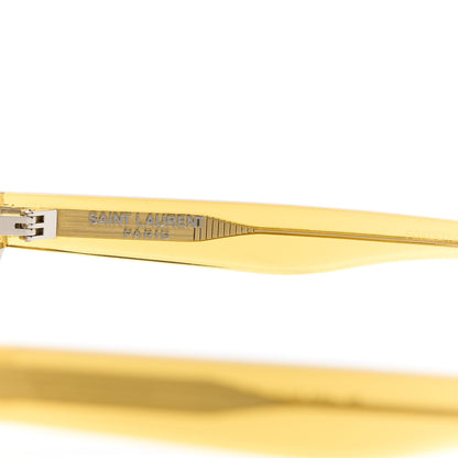 Saint Laurent Transparent Acetate S 462 Sulpice Sunglasses Yellow 6 of 9