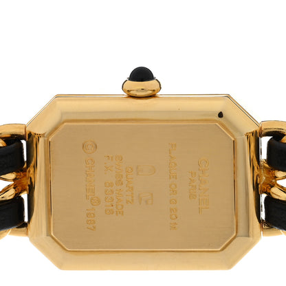 Chanel Stainless Steel Lambskin 20mm Chain Premiere Quartz Watch Gold 4 of 4