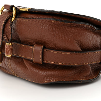 Chloe Calfskin Small Marcie Round Crossbody Bag Caramel 10 of 17